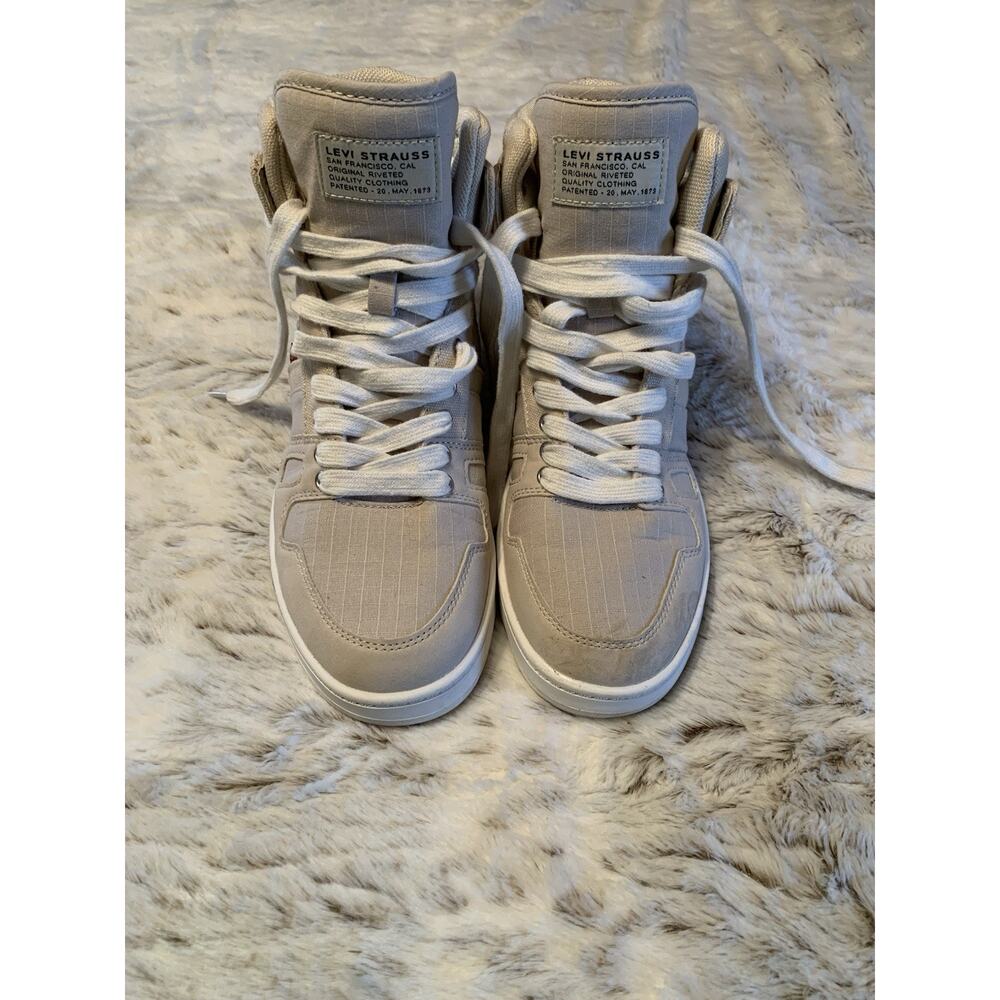 Levi's Women's Size 7 High Top Denim Sneakers Vintage Lace-Up